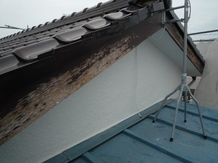 ケレン作業後の付帯部