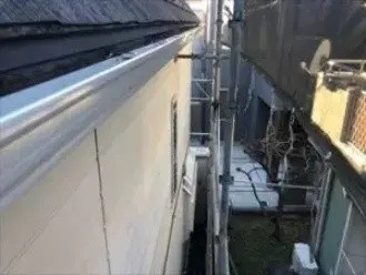 雨樋の交換工事後の状態