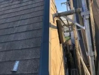 棟板金の交換工事の作業工程