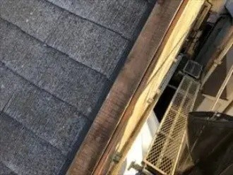 新しい貫板に防腐剤を浸透させた材を使用