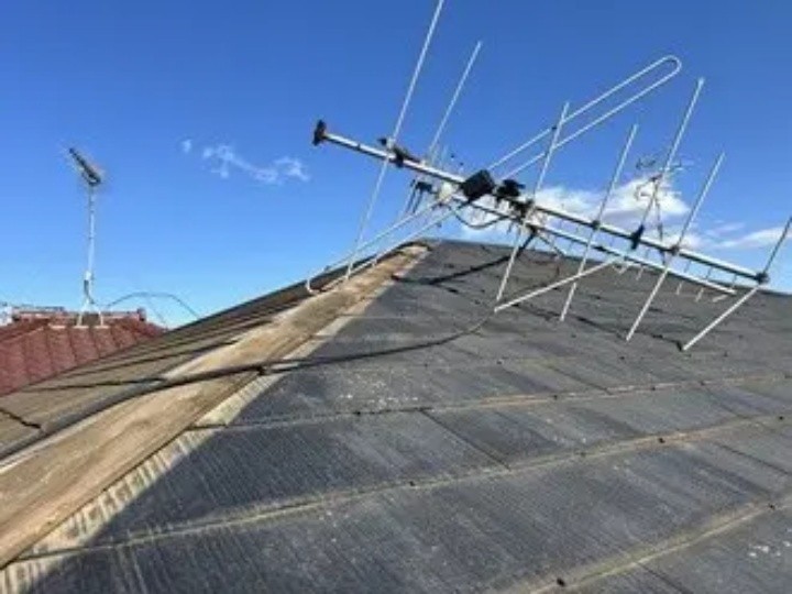 棟板金の交換工事の作業工程