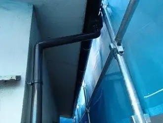 雨樋の交換工事後の状態