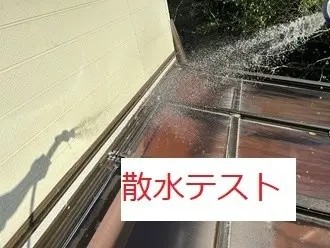 散水テスト