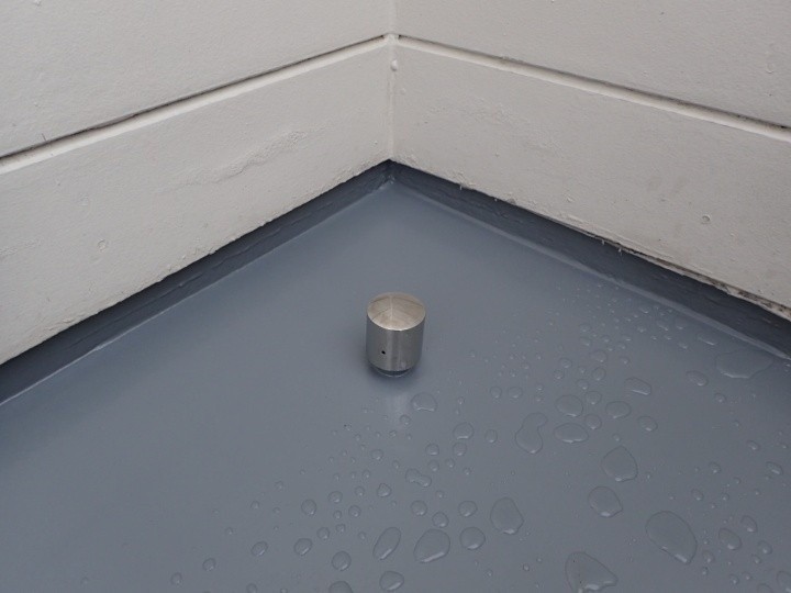 ベランダの防水工事が終了