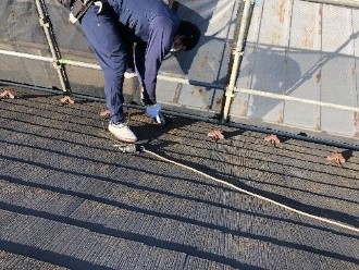 雪止め金具を交換